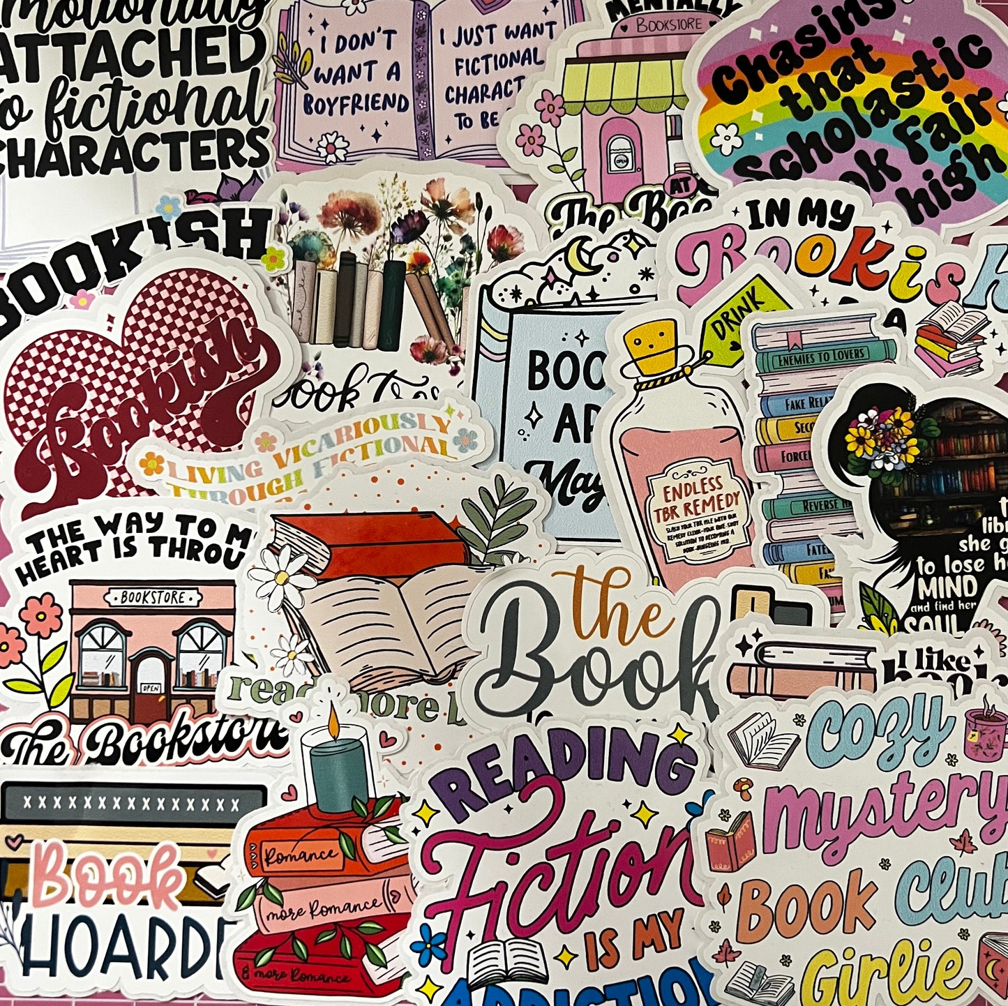 Book Lover Sticker Pack