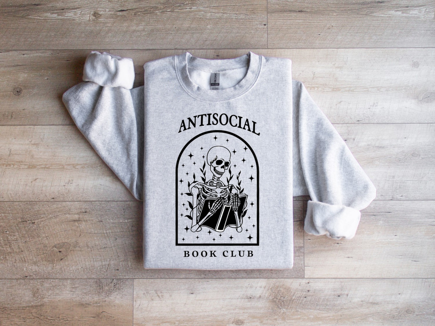 Anti Social Book Club Skeleton Sweatshirt