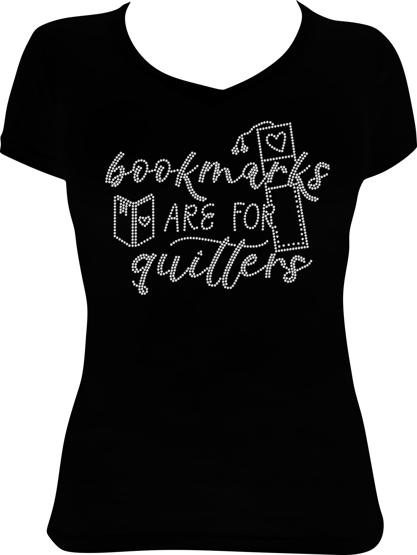 Bookmarks are for Quitters Rhinestone Shirt