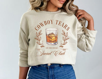 Cowboy Tears Whiskey Special Club Sweatshirt