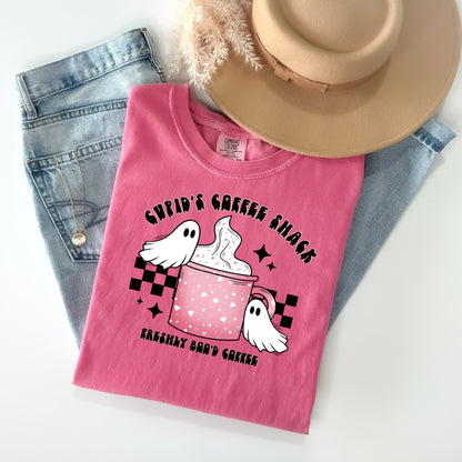 Cupid's Coffee Shack Valentine's Day T-shirt