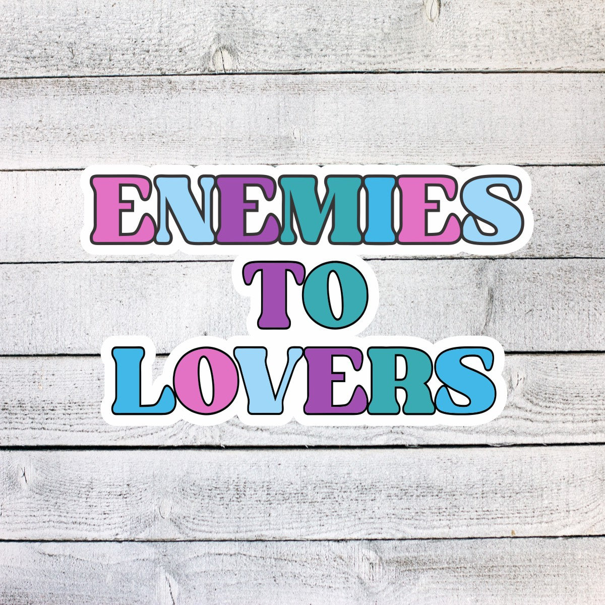 Enemies to Lovers Pastel Sticker