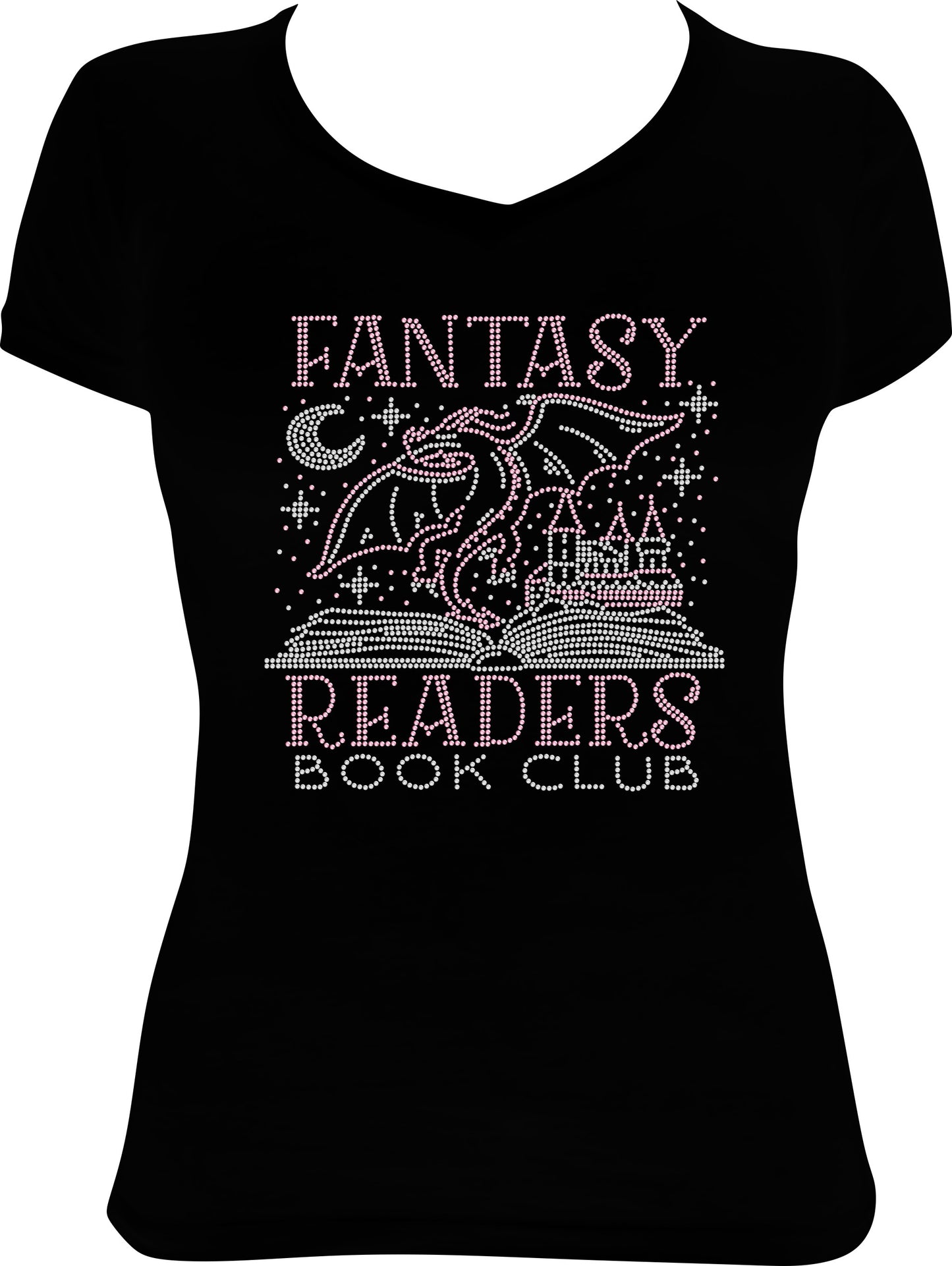 Fantasy Readers Book Club Rhinestone Shirt