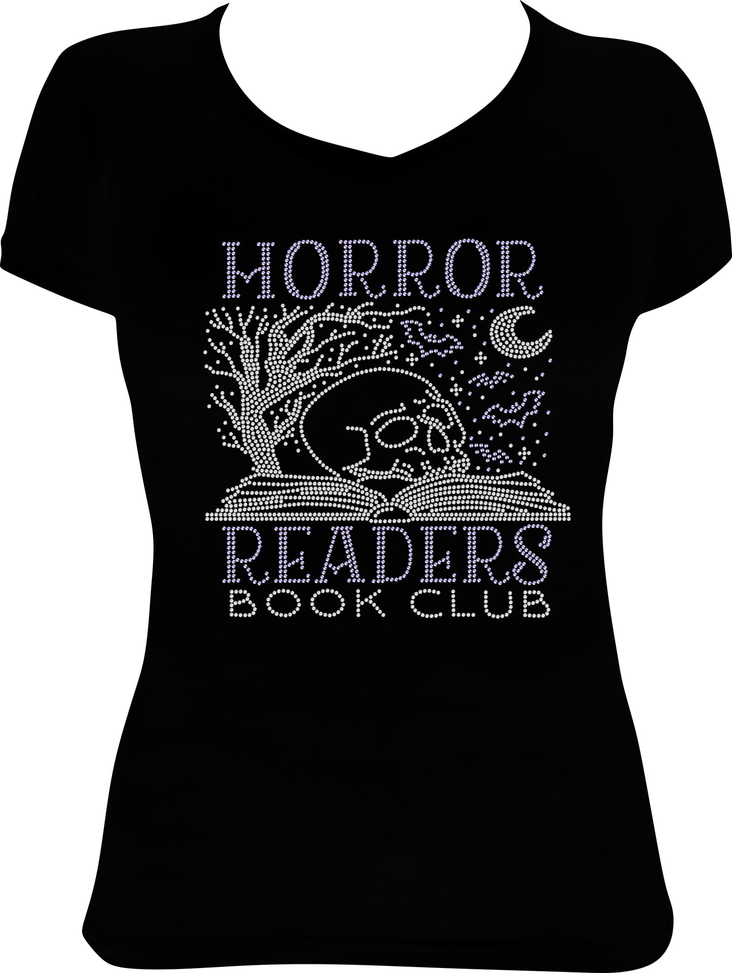 Horror Readers Book Club Rhinestone Shirt