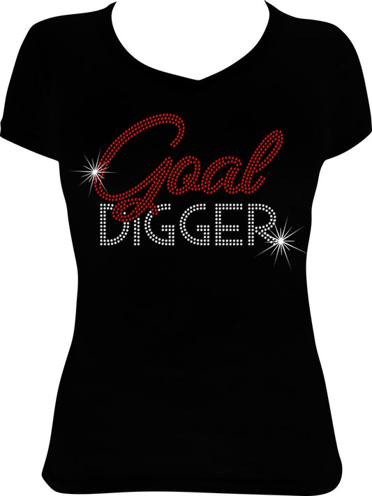 Goal Digger Rhinestone Shirt