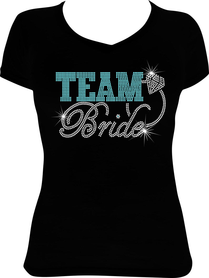 Team Bride Rhinestone Shirt