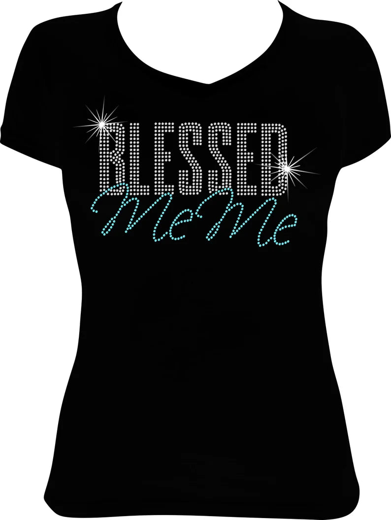 Blessed MeMe Rhinestone Shirt