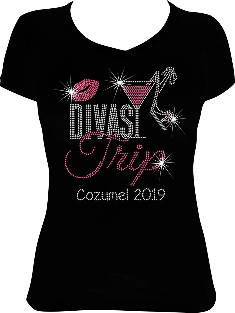 Divas Trip Martini Destination Shirt