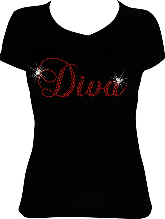 Diva Rhinestone Shirt