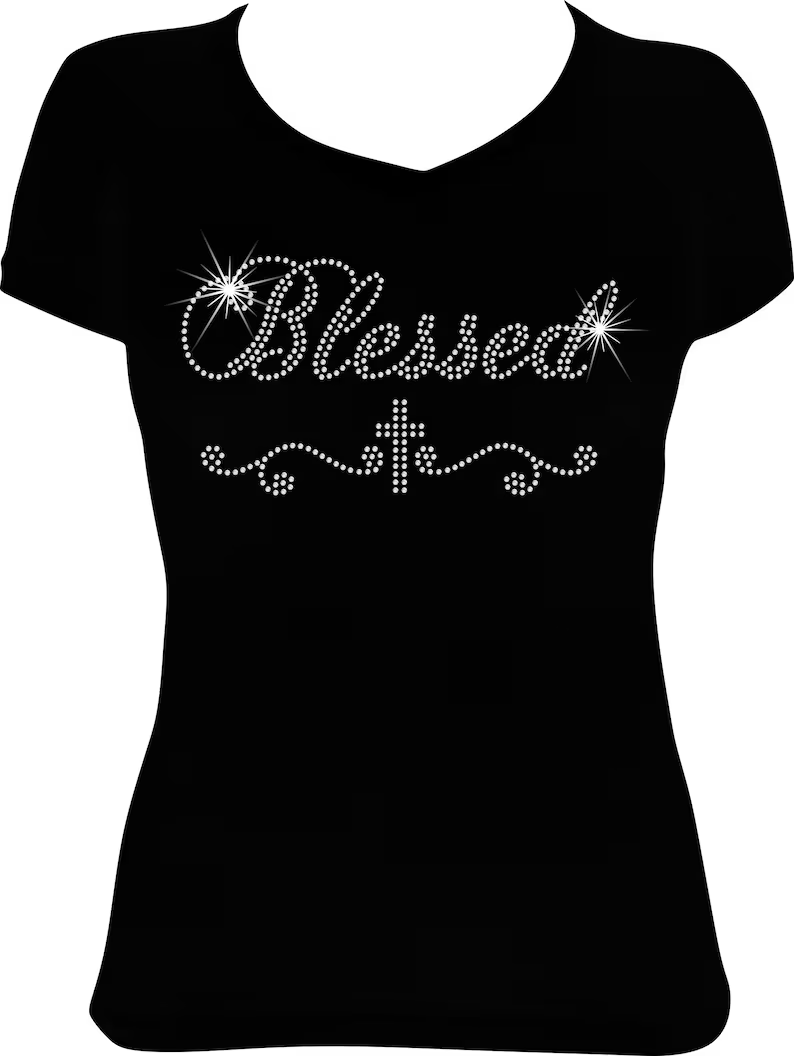 Blessed Rhinestone Shirt