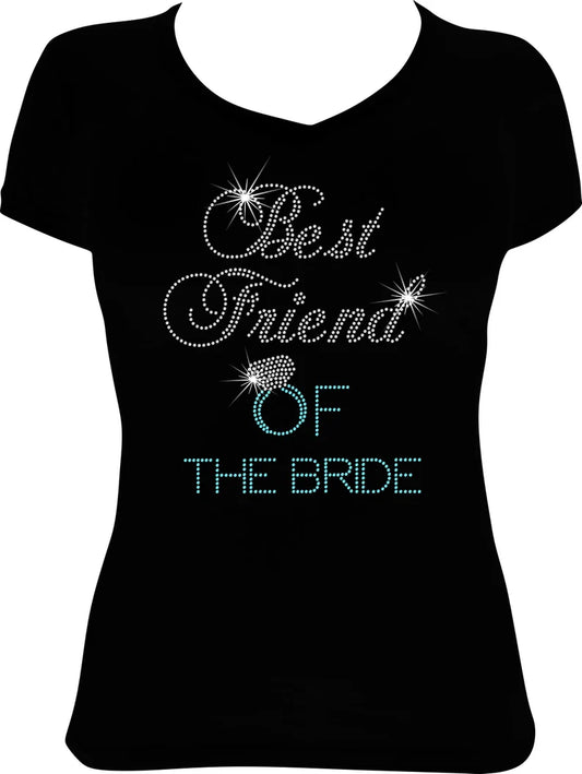 Best Friend of the Bride Ring Rhinestone Shirt