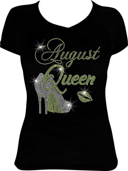August Queen Shoes Rhinestone Shirt