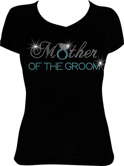 Mother of the Groom Ring Rhinestone Shirt