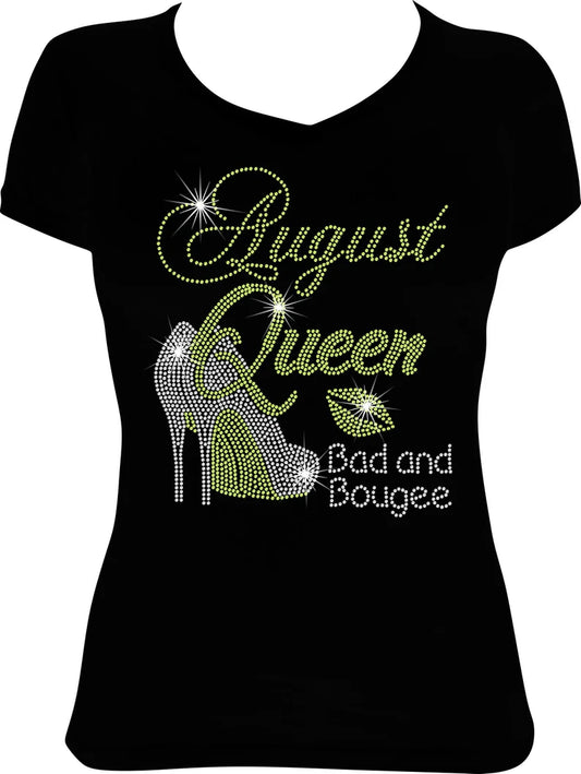 Bad and Bougee August Queen Shoes Rhinestone Shirt