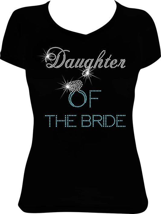 Daughter of the Bride Ring Rhinestone Shirt