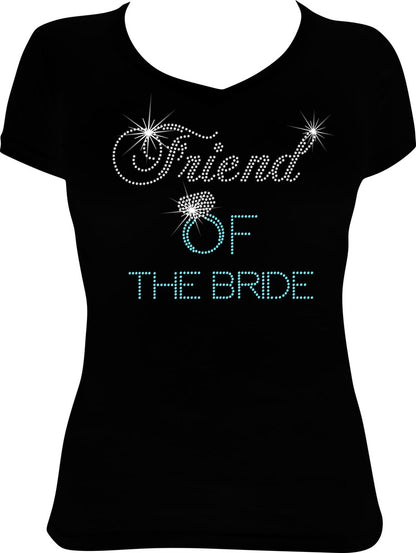 Friend of the Bride Ring Rhinestone Shirt