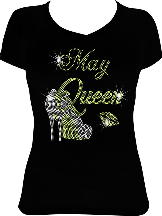 May Queen Shoes Rhinestone Shirt