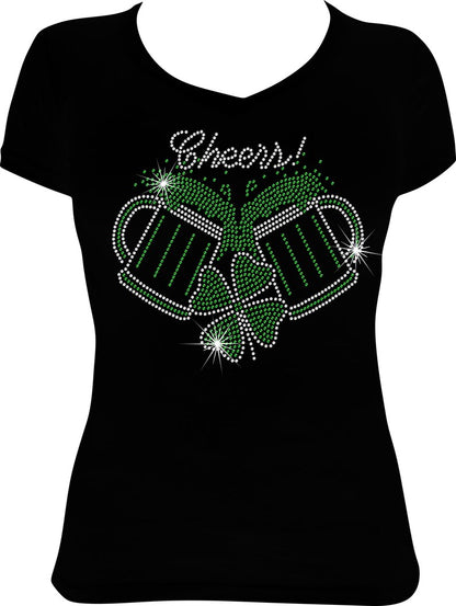 Cheers St. Patrick's Day Rhinestone Shirt