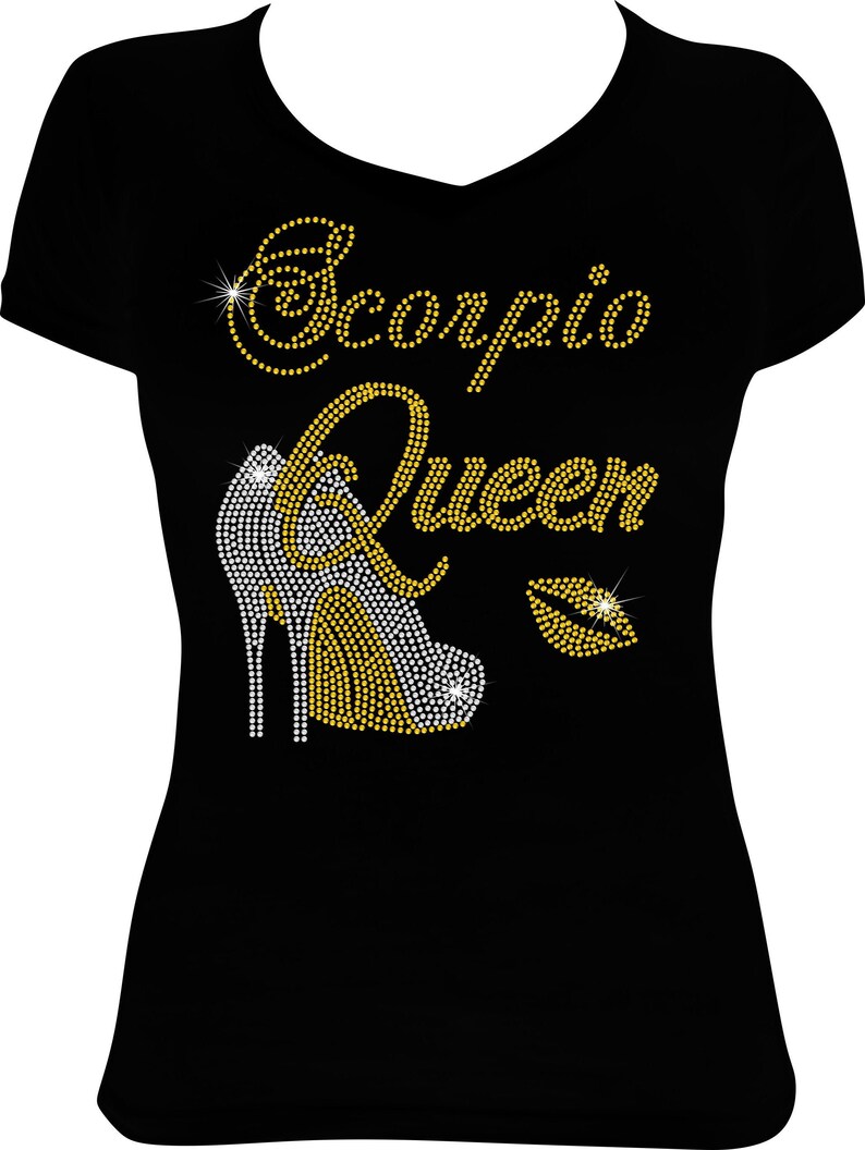 Scorpio Queen Shoes Rhinestone Shirt