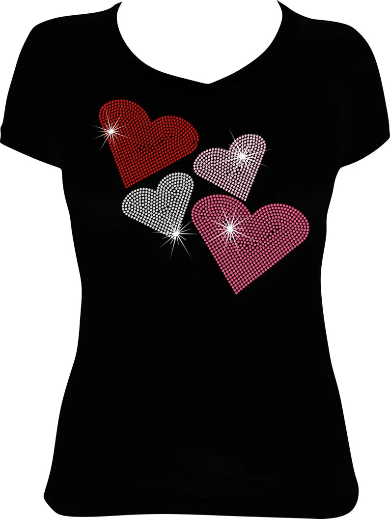 Candy Hearts Rhinestone Shirt