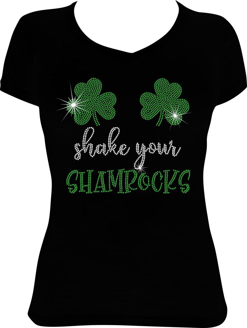 Shake Your Shamrocks Rhinestone Shirt