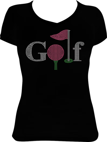 Golf Rhinestone Shirt
