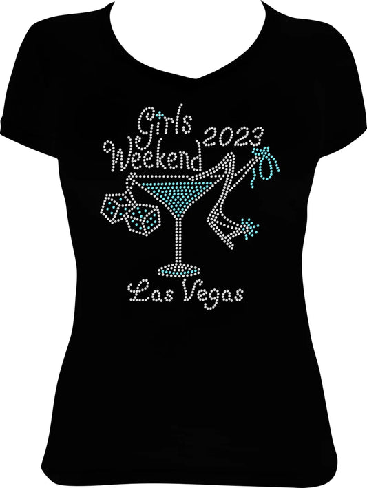Girls Weekend 2023 Las Vegas Rhinestone Shirt