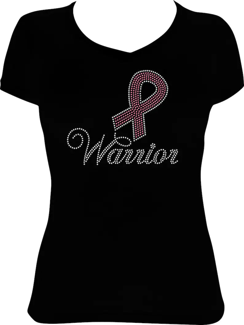 Warrior Ribbon Rhinestone Shirt