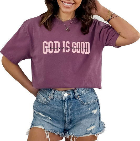 Christian Shirts Religious Tshirt Christian T Shirts Boho Christian Shirt Bible Verse Shirt God is Good all the Time Christian Shirt