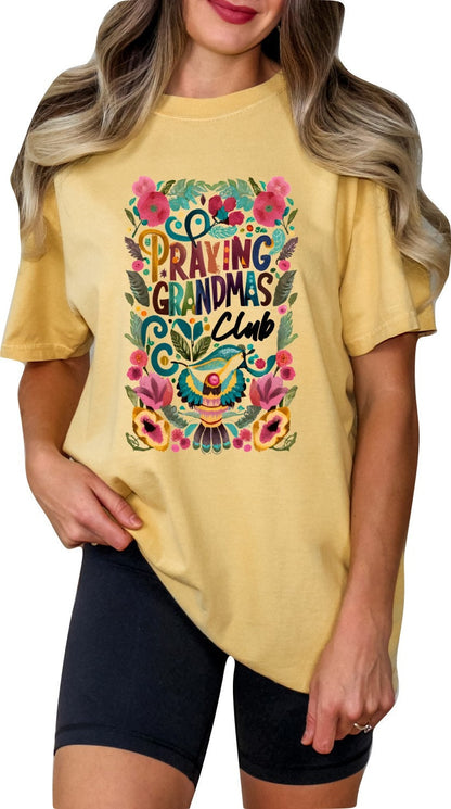 Mothers Day Shirt Christian Mother's Day Shirt Mothers Day TShirt Religious Mothers Day Gift Christian Mom Shirt Praying Grandmas Club Shirt