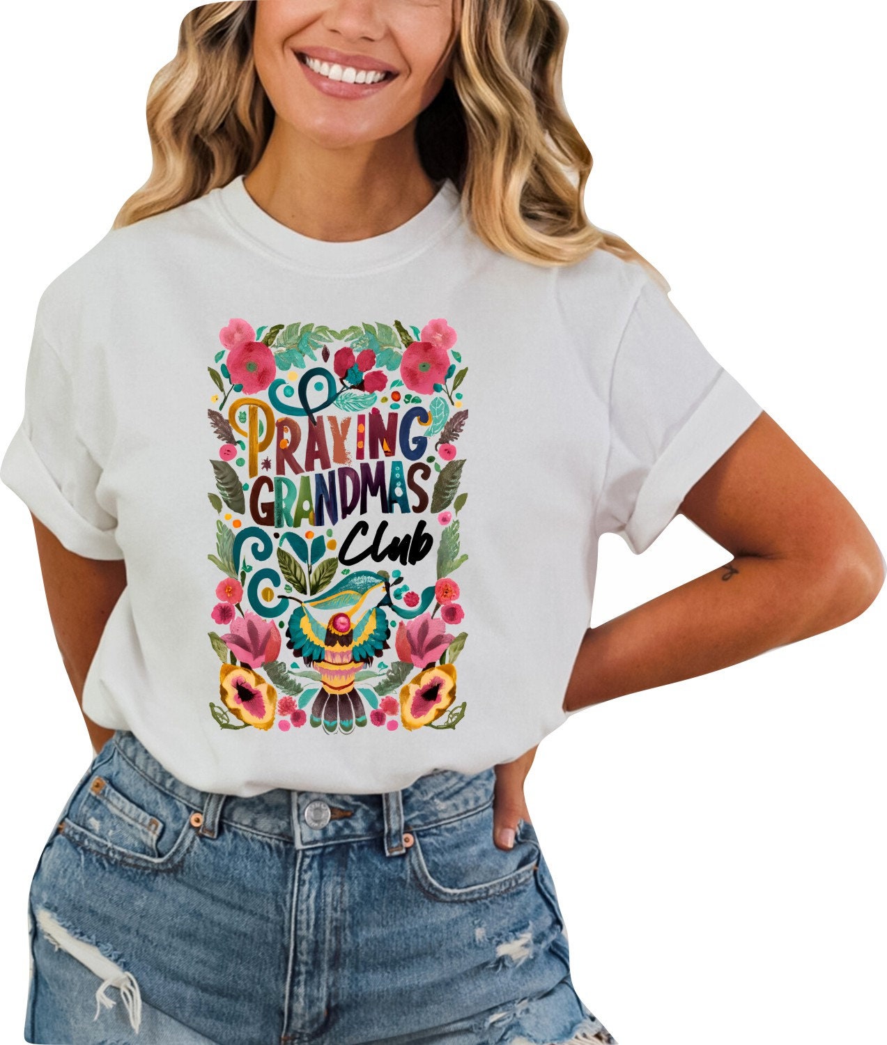 Mothers Day Shirt Christian Mother's Day Shirt Mothers Day TShirt Religious Mothers Day Gift Christian Mom Shirt Praying Grandmas Club Shirt