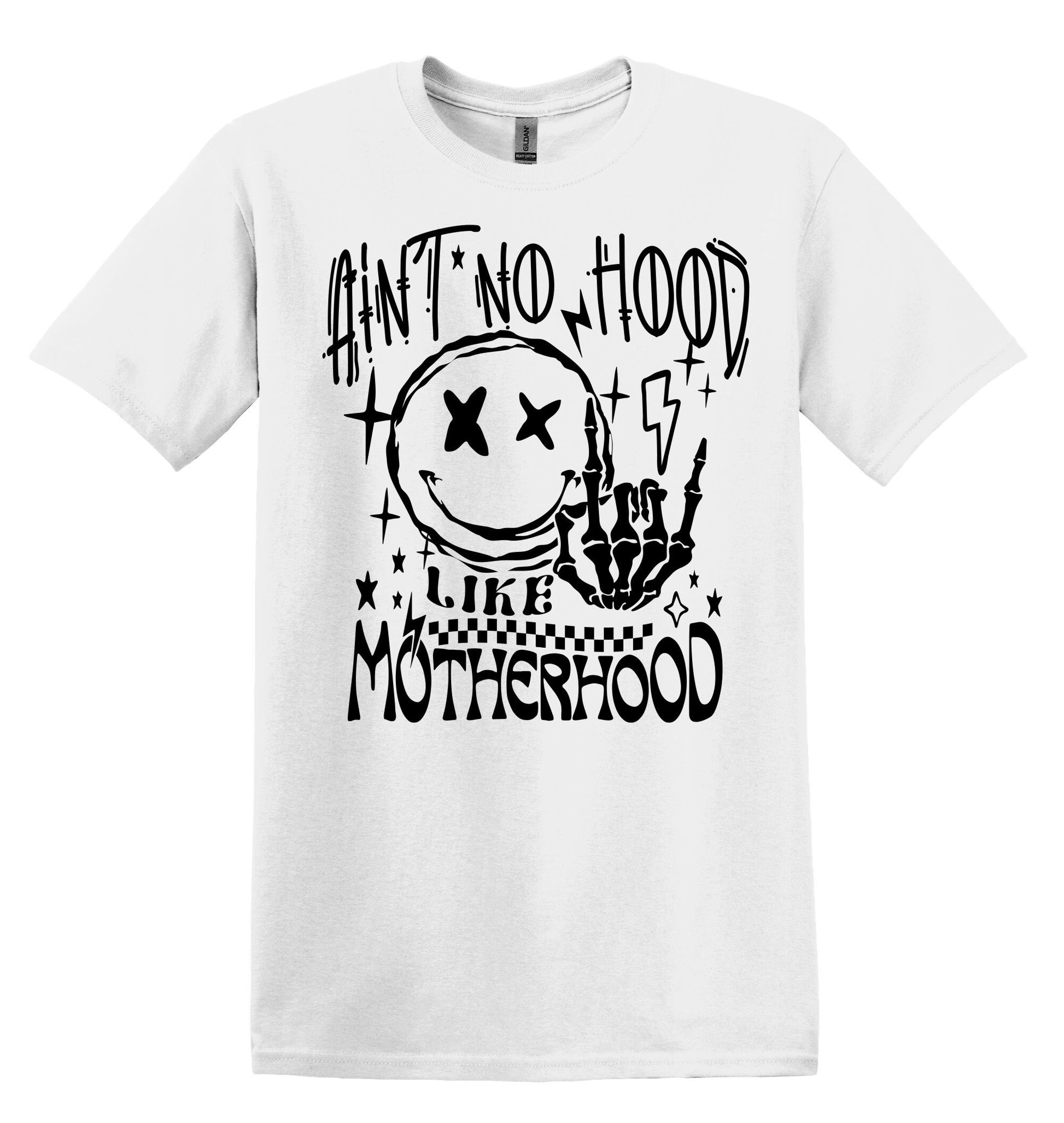 Ain't No Hood Like Motherhood Shirt Funny TShirt Vintage Mothers Day Shirt Mothers Day Gift Mom Shirt Mom Gift Mother Motherhood Skeleton