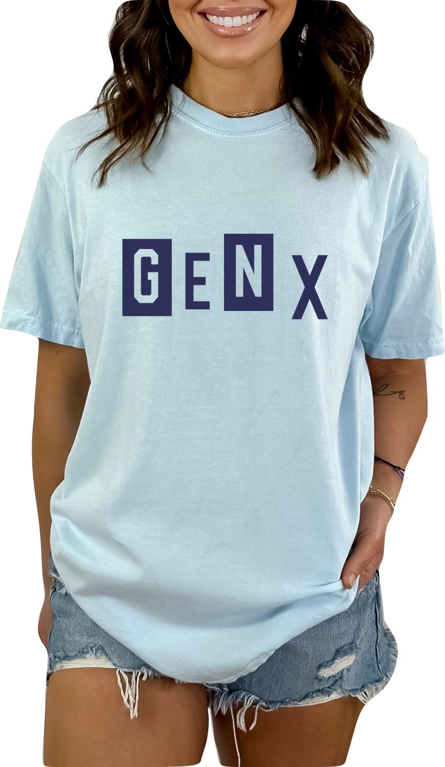 Gen X Block Colors TShirt Generation X Shirt Unisex Shirt Gen X T-Shirt Gen X TShirt Generation X T-Shirt Generation X T-Shirt