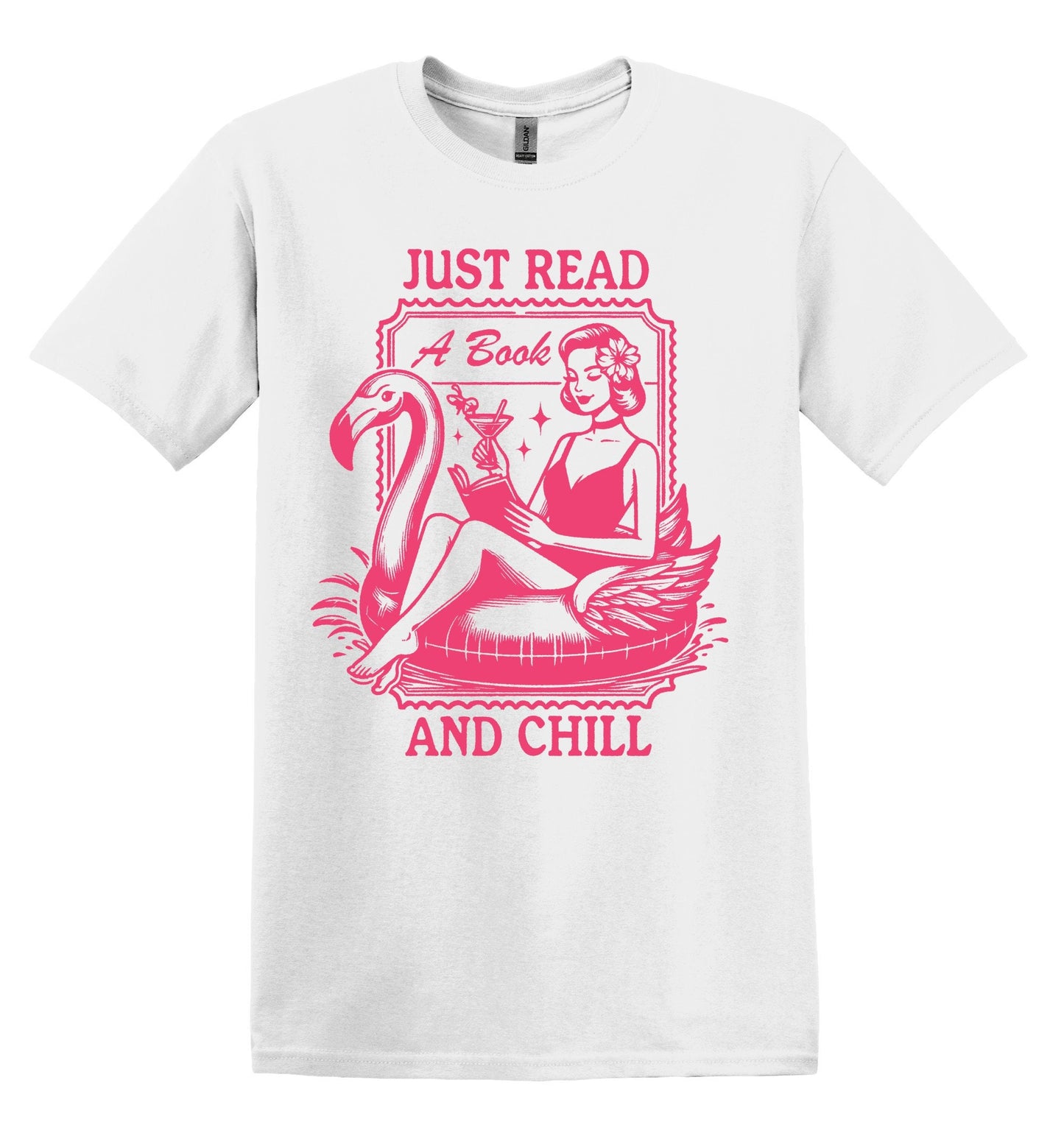 Just Read a Book and Chill Shirt Book shirt Book Lover TShirt Book Club Shirt Book Gift book Lover Gifts Reading Shirt