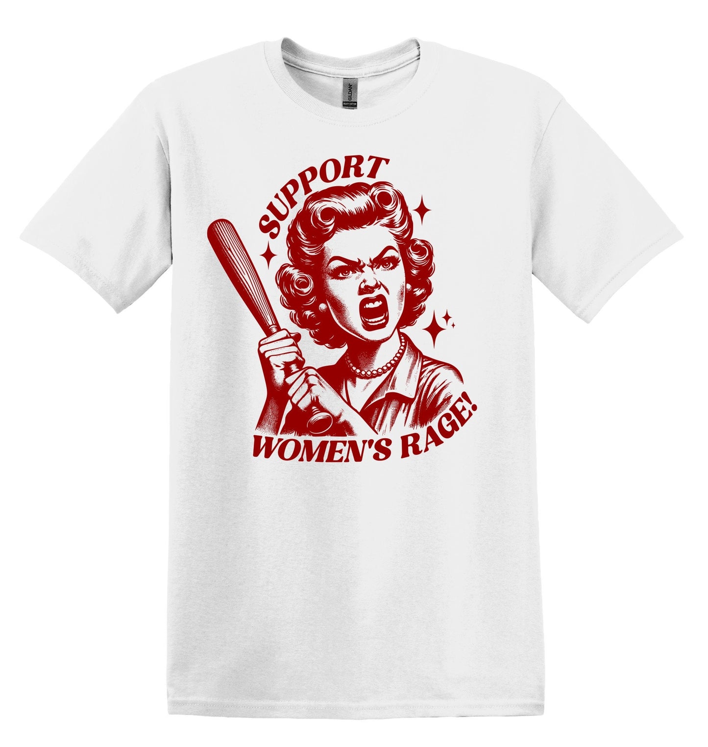 Support Women's Rage Shirt Graphic Shirt Retro Adult Shirt Vintage Shirt Nostalgia Relaxed Cotton Tee Meme Shirt Funny Gift Trendy Shirt