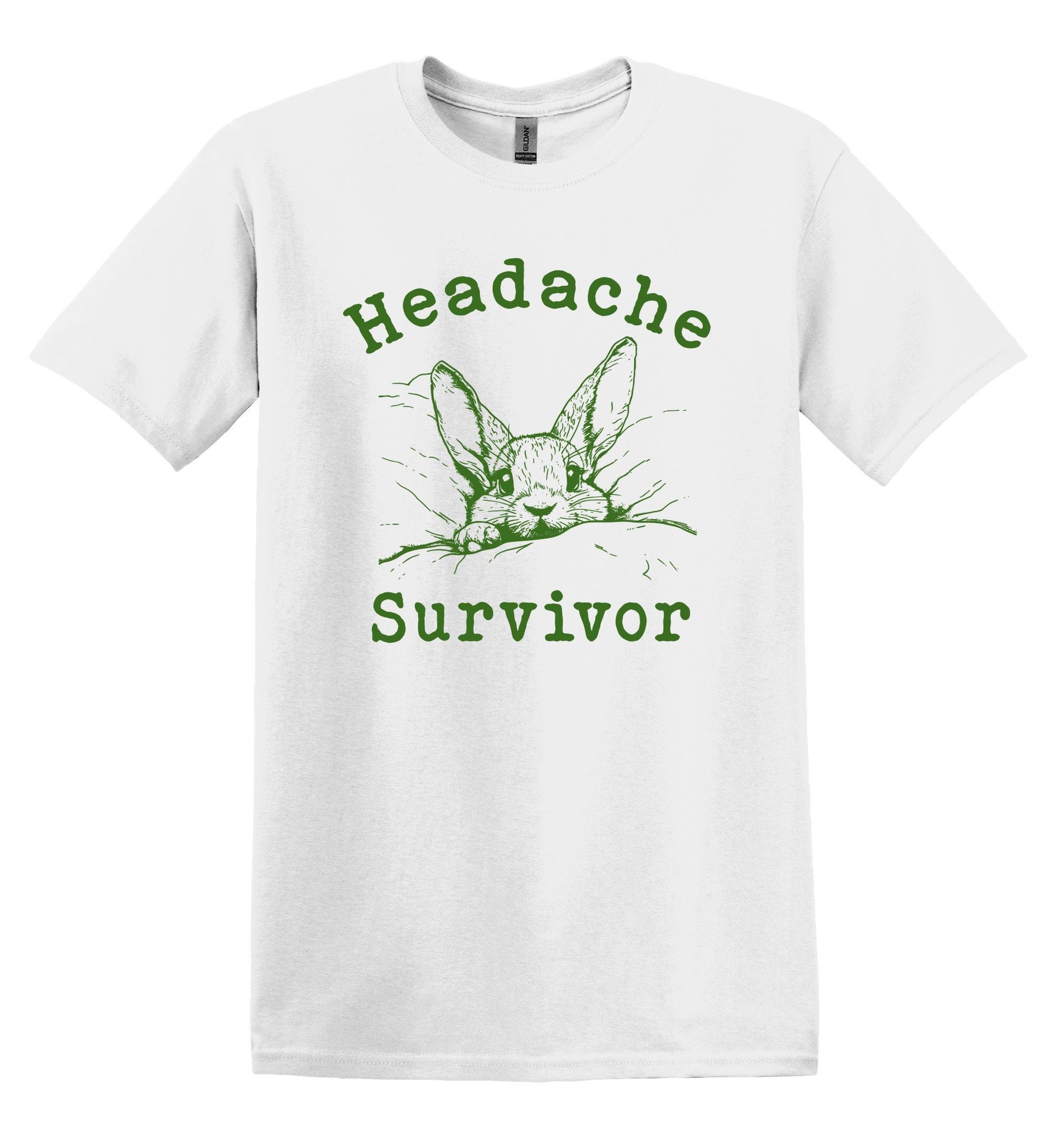 Headache Survivor Shirt Graphic Shirt Funny Shirts Vintage Funny TShirts Minimalist Shirt Unisex Shirt Nostalgia Shirt