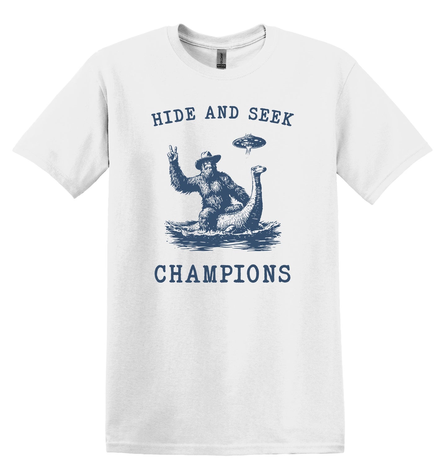 Hide and Seek Champions Shirt Graphic Shirt Funny Shirts Vintage Funny TShirts Minimalist Shirt Unisex Shirt Nostalgia Shirt