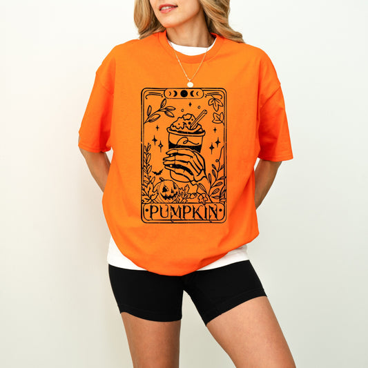 Pumpkin Spice Tarot Card Shirt - Halloween Shirt for a Spooky Stylish Look