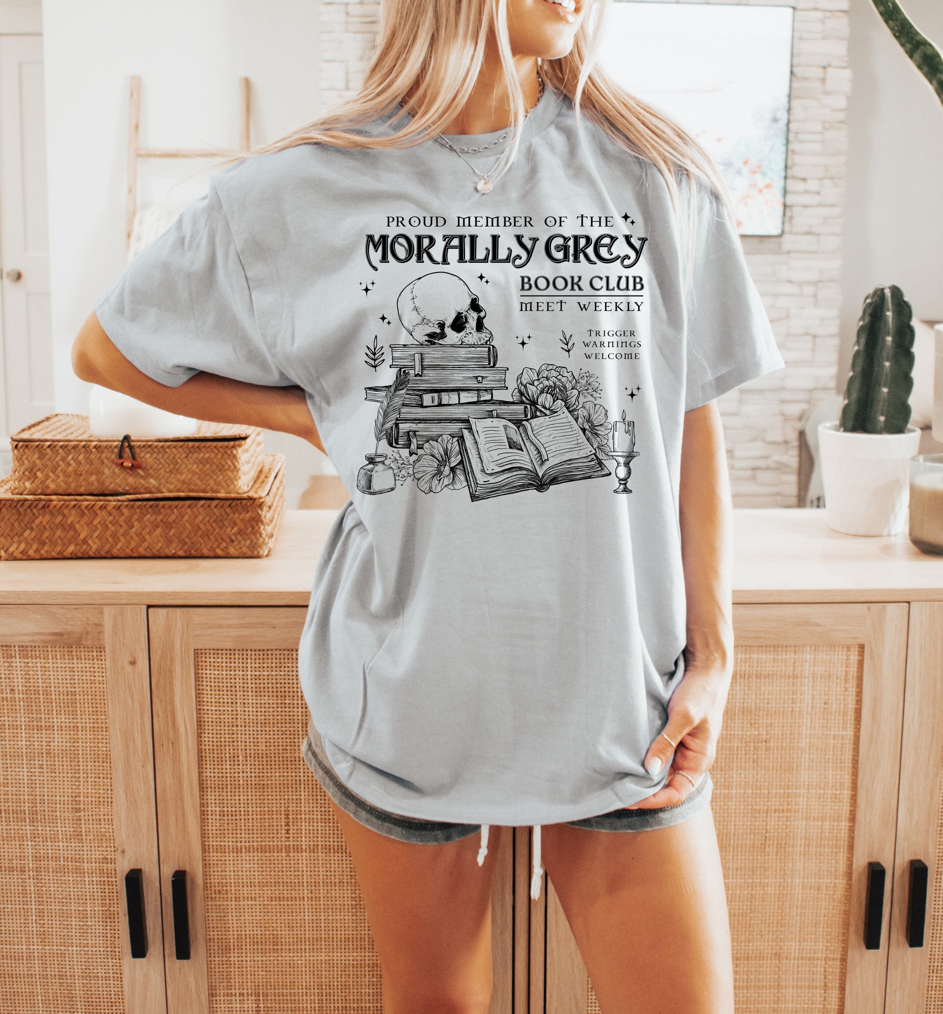 Morally Grey Book Club Shirt Book Lover Shirt Book TShirt Women Reading Shirts Book Club Shirt