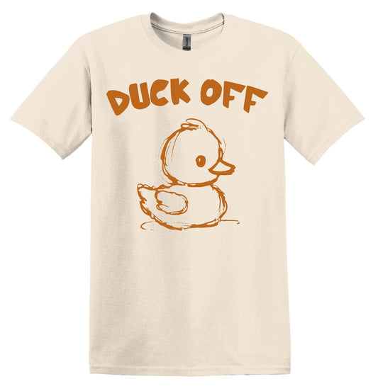 Duck Off Graphic Shirt Duck Funny Shirt Nostalgia Shirt Minimalist Gag Shirt Meme Shirt Funny Unisex Shirt Cool Gift For Friends