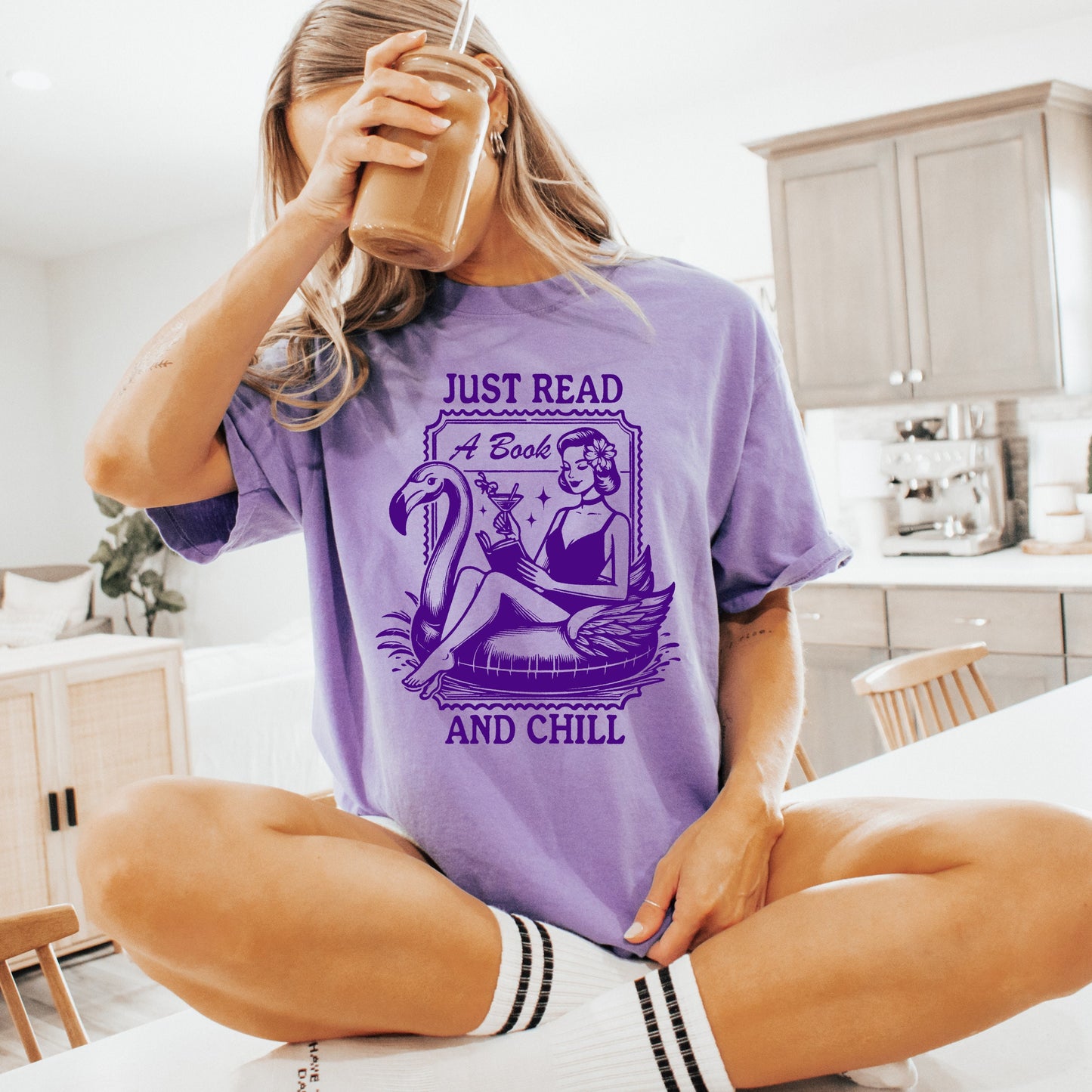 Just Read a Book and Chill TShirt Book Lover Shirt Book TShirt women Reading Shirts Book Club gifts bookish Shirt Book Nerd Shirt Book Shirt