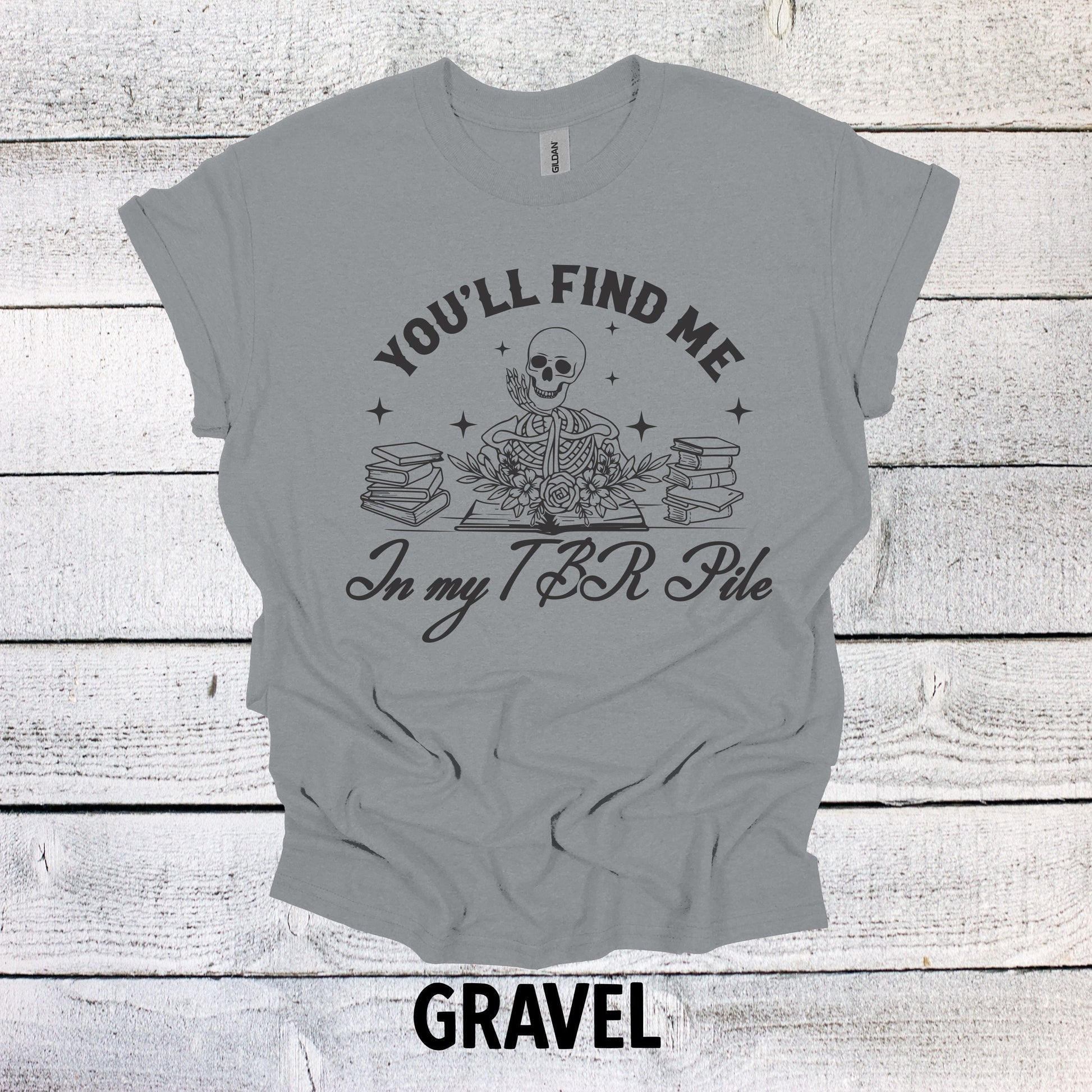 Book Lover Shirt: You'll Find me in my TBR Pile Shirt – Bibliophile Gift