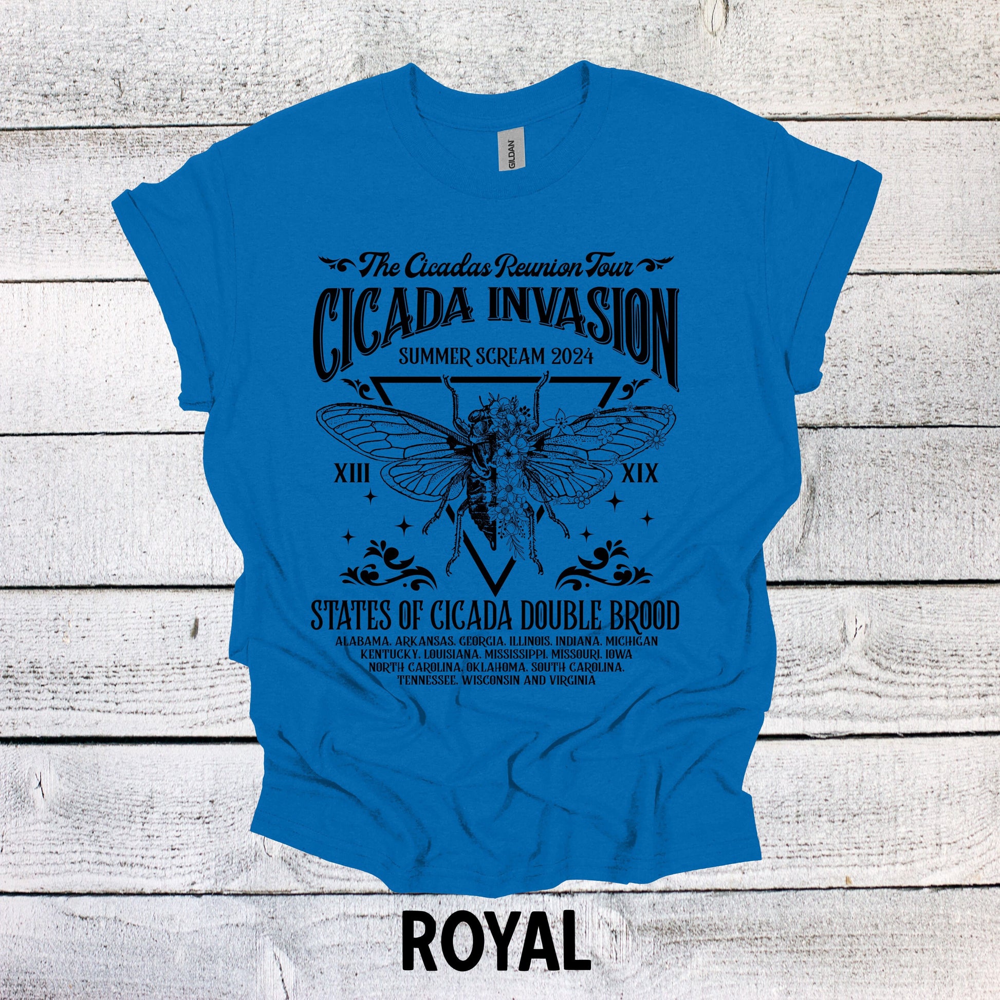 Unique Cicada Invasion Tour Shirt - Nature Inspired T-Shirt - Cool Summer Tee for Nature Lovers