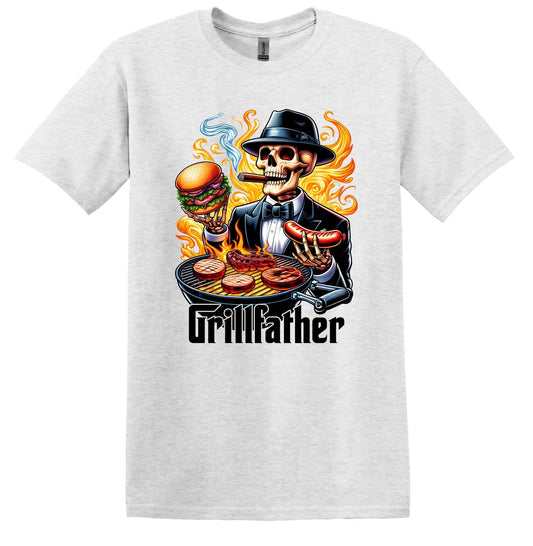 Grillfather Skeleton BBQ Funny Father's Day Shirt - Gift for Grilling Dad