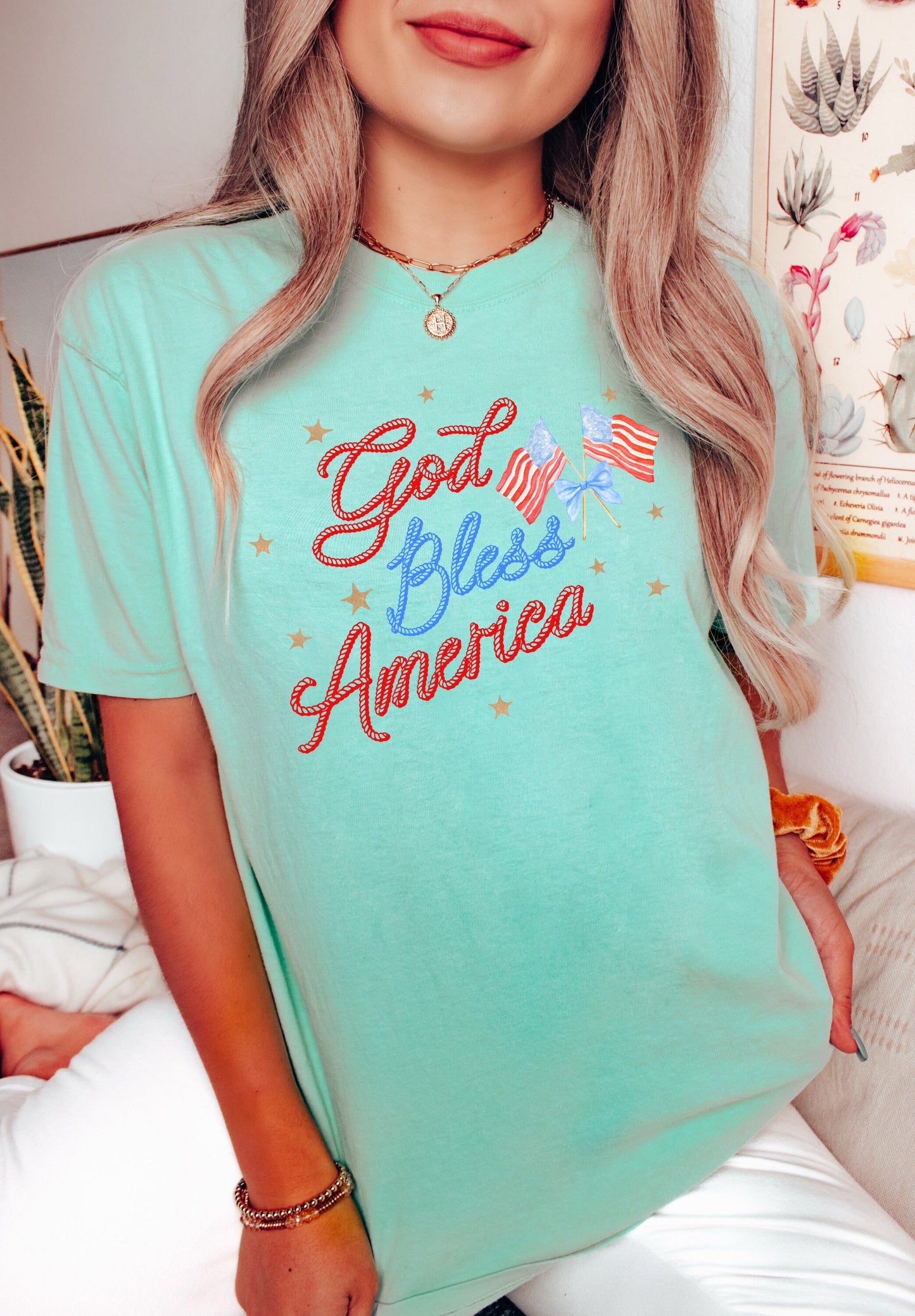 All American Sweetheart July 4th Shirt, Cowgirl 4th of July Shirt, USA Shirt, Retro 4th of July Shirt, Western Girl T-Shirt, Summertime Tee