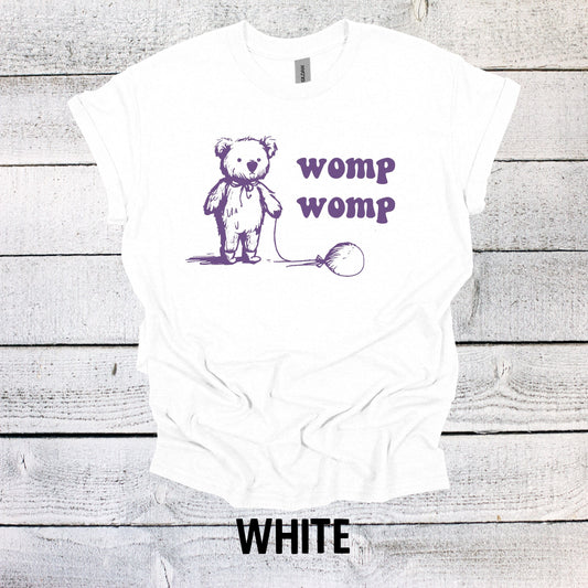 Womp Womp Shirt Graphic Shirt Vintage Funny Shirt Nostalgia Shirt Cotton Shirt Minimalist Shirt