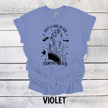 Just a Girl in her Fantasy Era Shirt - Women's Graphic Tee