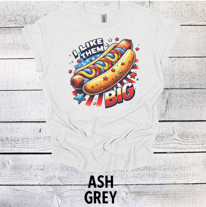 Funny Hot Dog Lover Shirt for 4th of July - Patriotic BBQ Tee