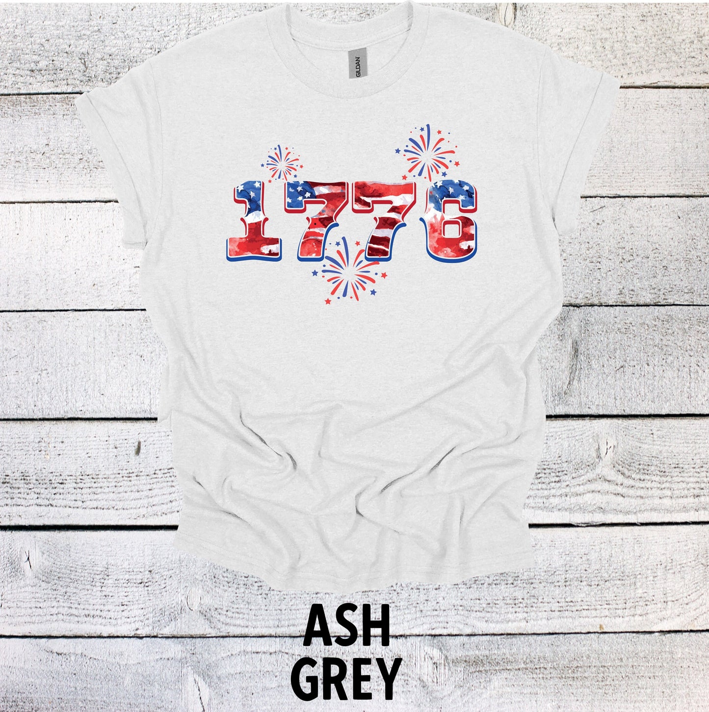 1776 Red, White, and Blue July 4th Shirt - Celebrate Independence Day in Style