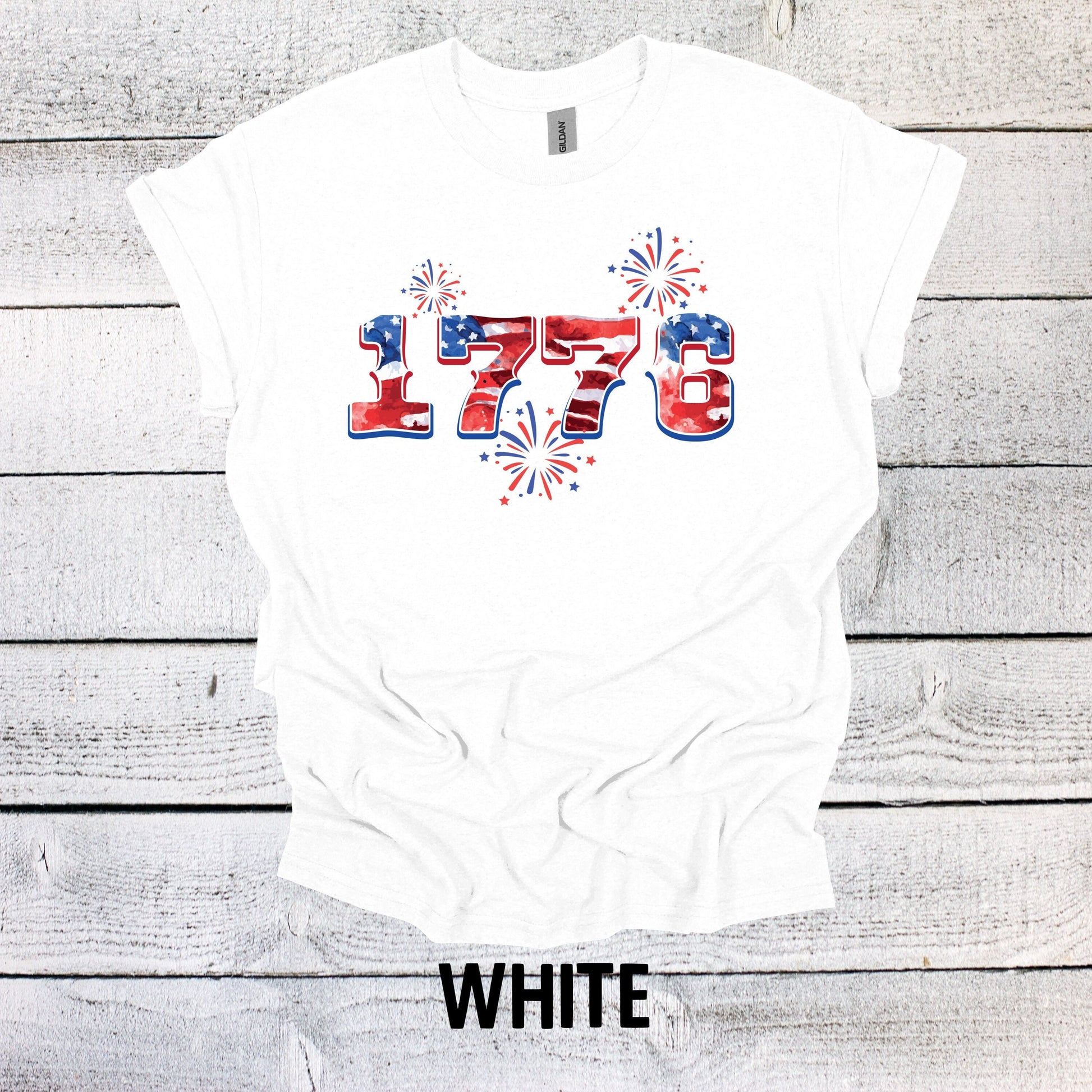 1776 Red, White, and Blue July 4th Shirt - Celebrate Independence Day in Style